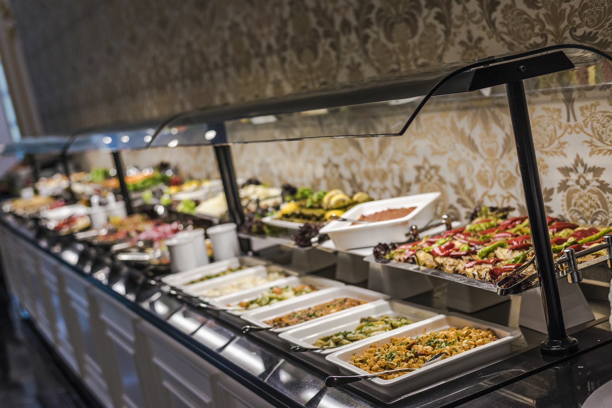 安卡拉市中心阿纳多卢酒店 外观 照片 A buffet at a restaurant
